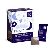 Load image into Gallery viewer, Designs For Health Fx Chocolate® Dream Dark Chocolate to help with sleep
