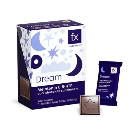 Designs For Health Fx Chocolate® Dream Dark Chocolate to help with sleep